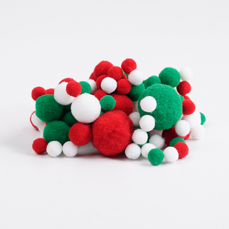 Pompons décoratifs pour raphia