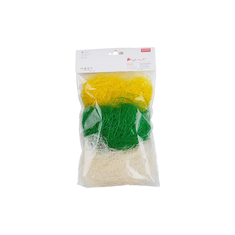 Mélange de jute multicolore – mélange de couleurs contrastées