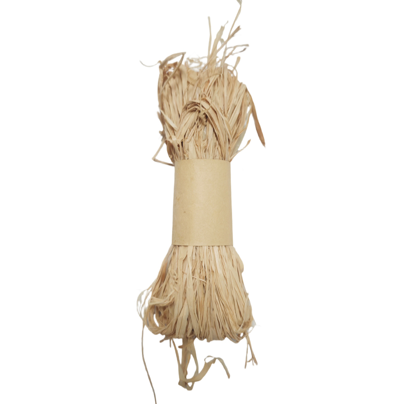 Fibre brute de raphia naturel