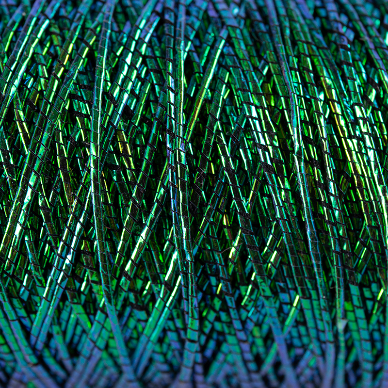 Fil décoratif à lustre métallique