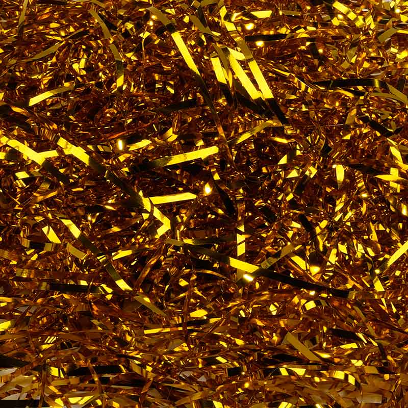 Soie de remplissage décorative PET brillante